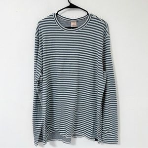 Faherty long sleeve stripe shirt